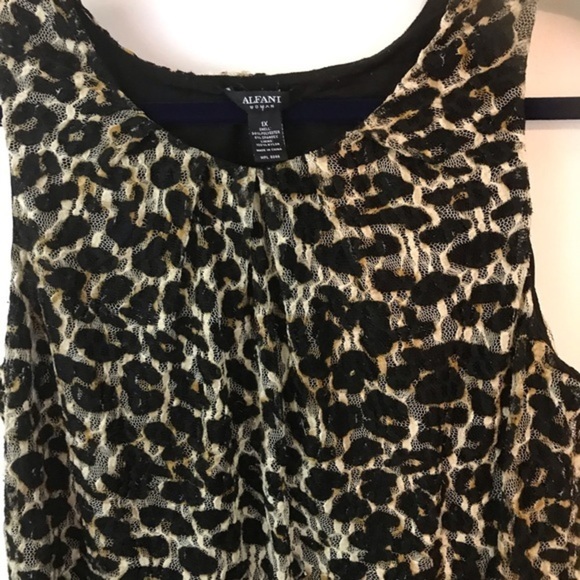 Alfani Leopard Print Shell - Picture 4 of 5